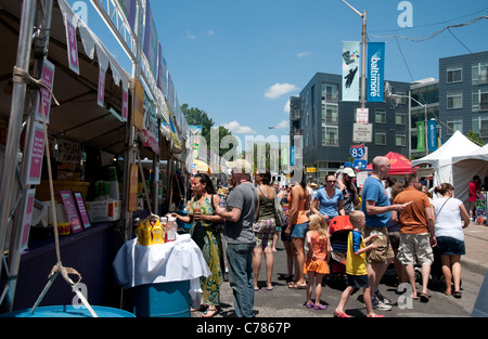 Artscape gratuitement Arts Festival à Baltimore l'été 2011, USA Banque D'Images