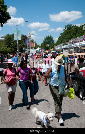 Artscape gratuitement Arts Festival à Baltimore l'été 2011, USA Banque D'Images