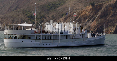 USS Potomac sur San Francisco Bay Banque D'Images