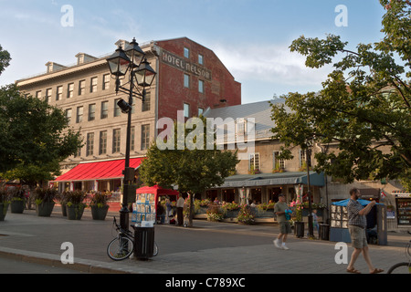 La Place Jacques-Cartier, Vieux Montréal, Montréal, Québec, Canada Banque D'Images