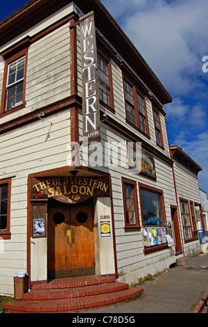 Old Western Saloon et l'hôtel, Point Reyes Station, Californie Banque D'Images