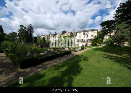 Le Bath Priory- Gardens Banque D'Images