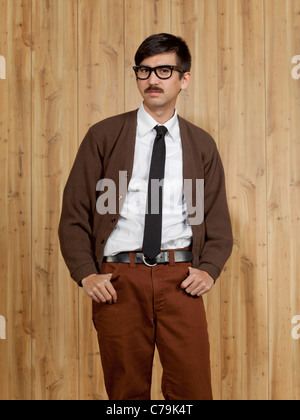 Studio portrait of successful businessman Banque D'Images