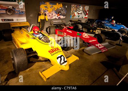 Fittipaldi FD07 voiture de Formule 1 de Keke Rosberg dans le musée de Spa Francorchamps Banque D'Images