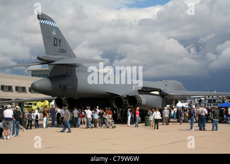 US Air Force B-1B exposition statique de lance au salon de l'air Miramar 2006 Banque D'Images