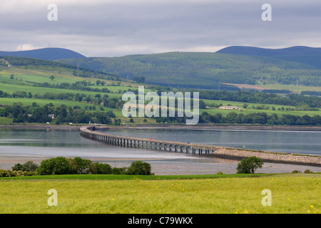 À la recherche sur l'Estuaire de Cromarty nord, en Écosse, au Royaume-Uni Banque D'Images