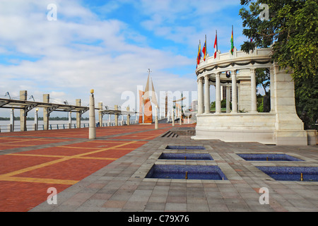 Le Malecon 2000 à Guayaquil, Equateur Banque D'Images