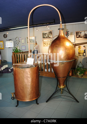 Ancienne distillerie de lavande linge Musée de la Lavande (Musée de la Lavande) administré par Lincele la famille à Coustellet, Provence, France Banque D'Images