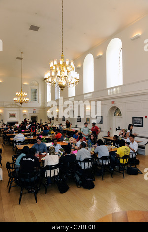 L'université de Yale Pierson quartier résidentiel salle à manger. Banque D'Images