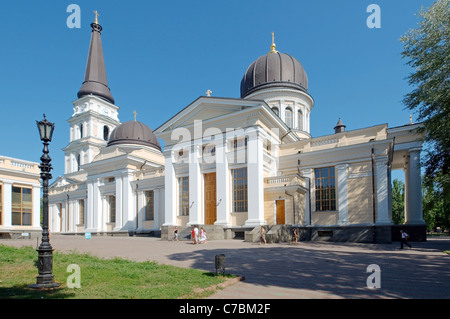 Cathédrale Orthodoxe d'Odessa ou Cathédrale Spaso-preobrajensky, Odessa, Ukraine, Europe Banque D'Images