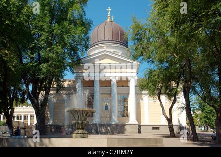 Cathédrale Orthodoxe d'Odessa ou Cathédrale Spaso-preobrajensky, Odessa, Ukraine, Europe Banque D'Images