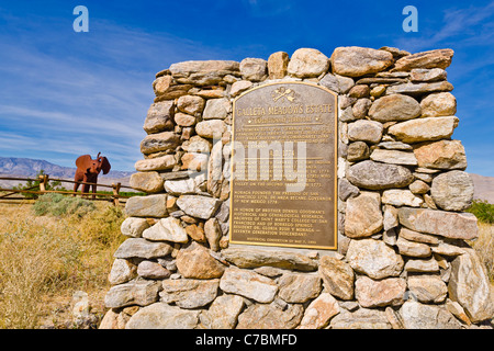 Inscrivez-vous à Galleta Meadows Estate, Borrego Springs, California USA Banque D'Images