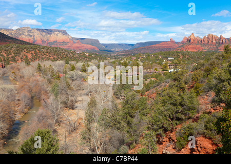 Oak Creek Canyon à Sedona, Arizona Banque D'Images