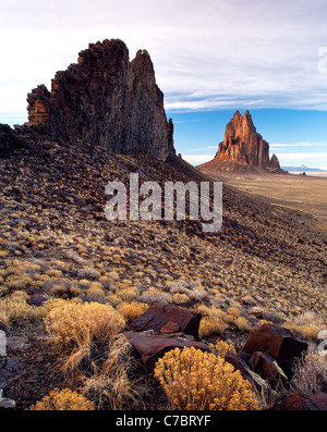 Shiprock Rock, New Mexico, USA Banque D'Images