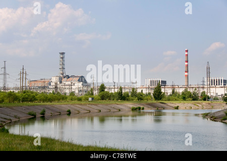 Centrale nucléaire de Tchernobyl en Ukraine Banque D'Images