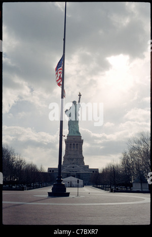 Statue de la liberté - le rayon d'espoir Banque D'Images