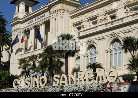 Casino san remo Banque D'Images