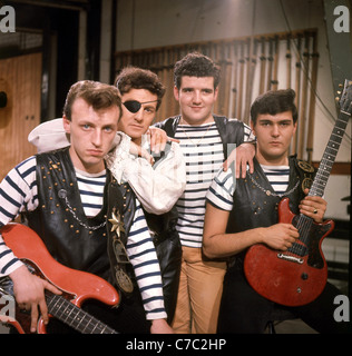 JOHNNY KIDD AND THE PIRATES -groupe du Royaume-Uni en 1963. De gauche à droite : Johnny Spence, Johnny Kidd, John Weider, Frank Farley. Photo : Tony Gale Banque D'Images