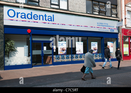 Oradental la pratique des dentistes Banque D'Images