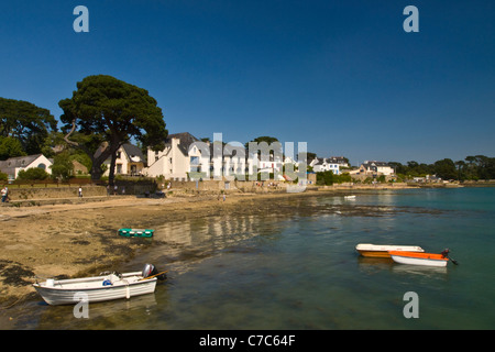 Seascape de Larmor Baden, Golfe du Morbihan, Bretagne, France, Europe. Banque D'Images