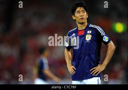 Shinji Kagawa (JPN) joue au cours de la 2014 FIFA World Cup Qualifiers Asie Japon 1-0 La Corée du Nord. Banque D'Images