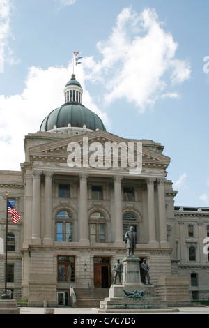 Le Indiana State Capitol Building Banque D'Images