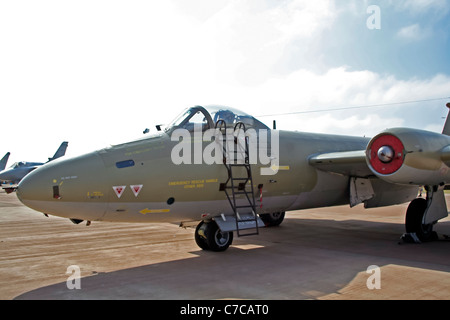 Dernier affichage par RAF Bomber Canberra XH135 au Royal International Air Tattoo Banque D'Images