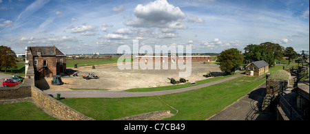 Une vue panoramique de Tilbury Fort en Essex Banque D'Images