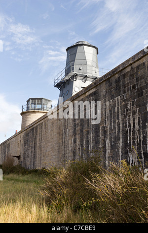 Château de Hurst mur avec des tours d'observation Banque D'Images