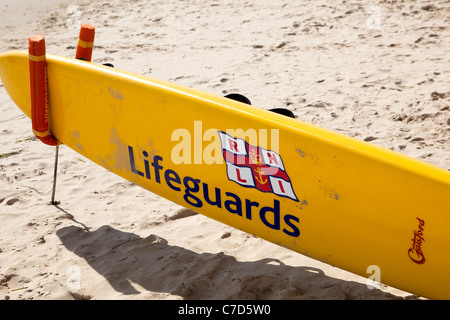 Surf rescue RNLI plage de Bournemouth England UK Banque D'Images