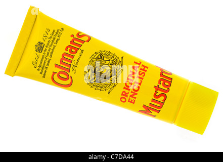 Colmans mustard de tube Banque D'Images