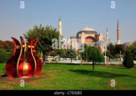 La mosquée Sainte-Sophie . Sultanahmet.Istanbul. La Turquie. Banque D'Images