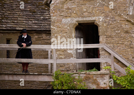 Reconstitution d'une scène Civil-War Anglais par 'Le Hogan-vexel' en costume Banque D'Images