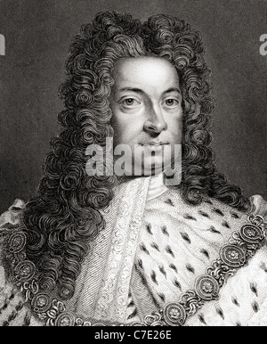 George I, 1660 - 1727. Roi de Grande-Bretagne et d'Irlande. Banque D'Images