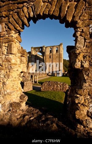 L'abbaye de Rievaulx, Ryedale, North York Moors National Park Banque D'Images