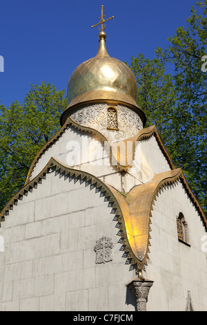 La chapelle Prokhorov (1911-1915) au COUVENT DE NOVODIEVITCHI à Moscou, Russie Banque D'Images