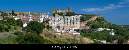 Le Portugal, l'Estremadura (Costa da Prata) Obidos Banque D'Images