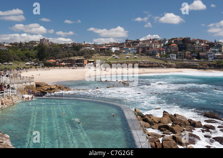 Bronte beach célèbres bains d'eau salée, Sydney, Australie Banque D'Images