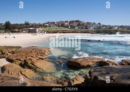 Bronte Beach Ocean pool, Sydney, Australie Banque D'Images