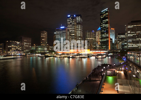 Le terminal de ferry de Sydney, Circular Quay, Sydney, Australie Banque D'Images