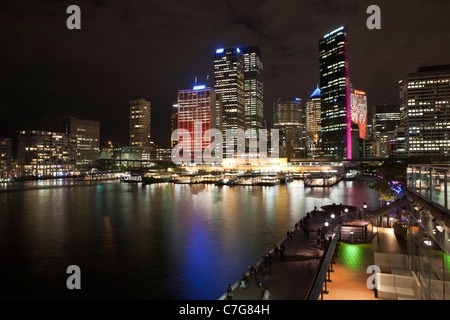 Le terminal de ferry de Sydney, Circular Quay, Sydney, Australie Banque D'Images