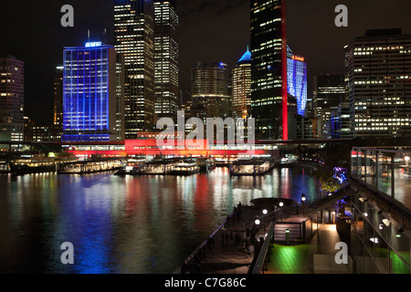 Le terminal de ferry de Sydney, Circular Quay, Sydney, Australie Banque D'Images