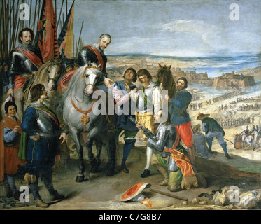 Guerre de Trente Ans (1618-1648). L'abandon de Julich. 1622. Banque D'Images