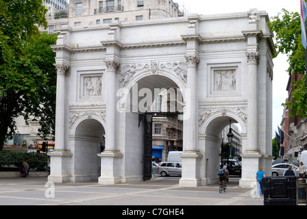 Marble Arch, à Westminster. Londres. L'Angleterre. Banque D'Images