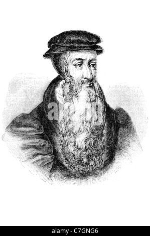 Le pasteur écossais John Knox prêtre réformateur de l'Eglise Réforme Protestante sacerdoce catholique ordonné le meurtre politique politique Banque D'Images