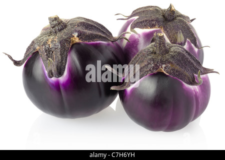 Aubergines Banque D'Images