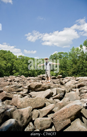 Les roches sonnerie State Park, New York Banque D'Images