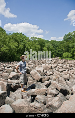 Les roches sonnerie State Park, New York Banque D'Images