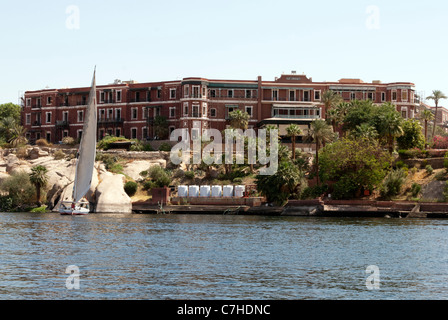 Hôtel Old Cataract Aswan -, Haute Egypte Banque D'Images