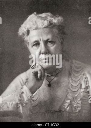 Annie Besant, 1847 – 1933. Socialiste britannique, théosophiste, libre-emason, militante des droits des femmes et de la règle de l'intérieur, éducationiste, et militant pour le nationalisme indien. Banque D'Images